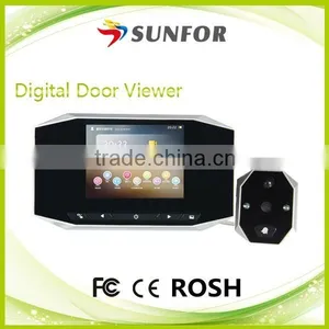 PIR Motion Detection 3.0/3.5" Smart Peephole Door Wifi Camera thumbnail-1