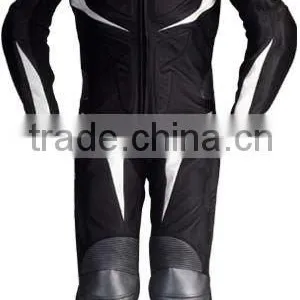 Mens 1-Pc Motorcycle Racing Leather Suit thumbnail-1