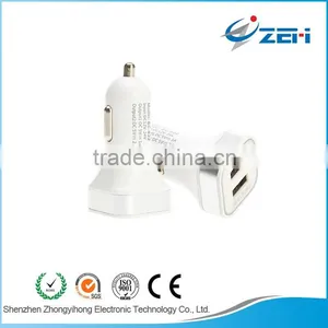 2015 Hottest Portable 5V 2A Dual Usb Port Universal Mini Car Charger For Mobile Phone thumbnail-1