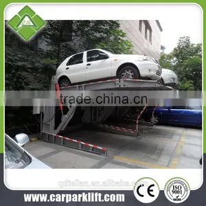 2 Post 2cars Parking Lift System thumbnail-2