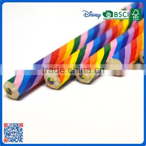 Promotional Fanvy Large Size Hexagonal Shape Colour Pencil With Four Color in a Lead for Gifts Supplier's Choice thumbnail-2