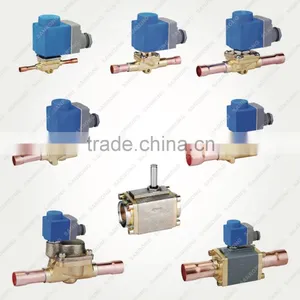 SVR3 EVR3 220v AC 45bar Brass Direct Acting Solenoid Valve for Refrigeration Air Conditioner thumbnail-2