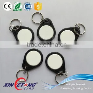 RFID MF3ICD41 Keyfob Tag 13.56mhz White Keyfobs thumbnail-1