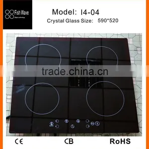 Hot Selling Foshan Metal Cover 4 Burners Eurokera Induction Cooktop in Small Kitchen Appliance thumbnail-3