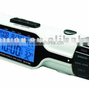 Portable Radio Controll Alarm Digital Clock With Led Torch thumbnail-1