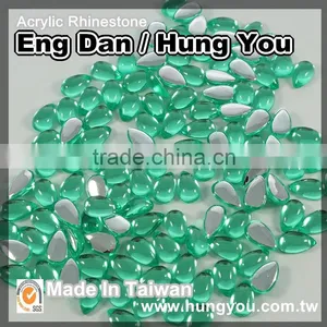 High Quality Glossy Flat Back Tear Rhinestones For Shoe Decoration thumbnail-6