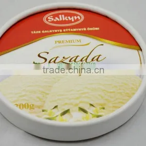 550ml Paper Ice Cream/dessert/Yogurt Container, Cup With Flat Lid,Spoon,Wooden Stick thumbnail-6