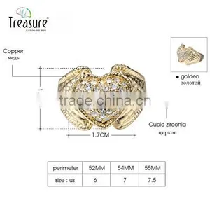 Wholesale Jewelry Supplier 925 Silver Ring Diamond Crystal Ring Engagement Jewelry thumbnail-4