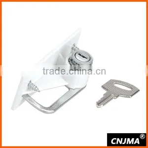 MS201 High Quality Plastic Door Handle Hook Lock thumbnail-1