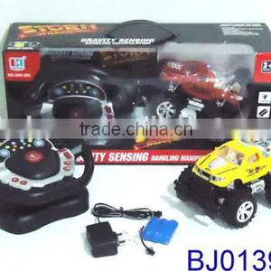 New Steering Wheel rc Car Cross-country Van w/ Music and Light thumbnail-1