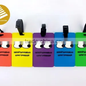 Custom Blank Key Ring Diy Name Tags For Luggage Paper Insert Luggage Tags Mix Color Key Chain Accessories With Bag Tags thumbnail-2