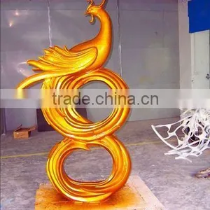 Fiberglass Statue Golden Color thumbnail-2