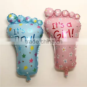 [HOT] Big Feet Balloons Baby Shower Decoration Helium Balloons thumbnail-1