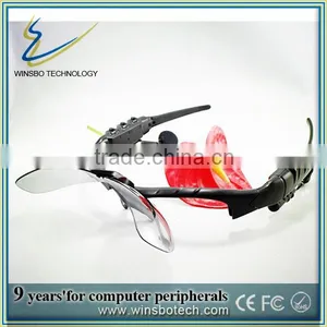 Flash Player Bluetooth-glasses , Bluetooth Earphone Mp3 Sunglasses thumbnail-2