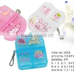Customize Keychain Pill Storage Case With 3 Compartments for Promotional thumbnail-1