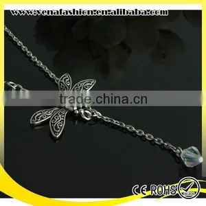 Thin Butterfly Shaped Cheap Necklaces, Butterfly Chains Necklace thumbnail-4