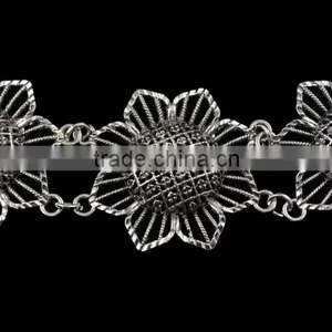 Hot Fashion Charm Popular Bohemia Silver Plated Square Shape Belly Necklace thumbnail-6