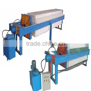 Hydraulic Plate and Frame Type Sludge Oil Filter Press Machine thumbnail-1
