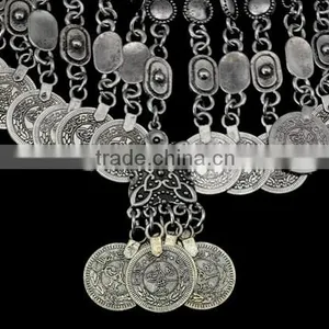 2016 Fashion Women Jewelry Chain Crystal Chunky Statement Bib Vintage Necklace thumbnail-2