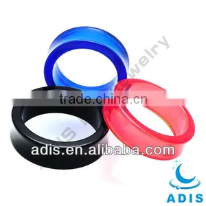 Acrylic Double Flared Clear Color Tunnels thumbnail-1