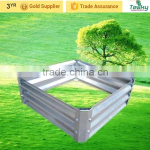 METAL RAISED GARDEN BED CHEAP FLOWER POT thumbnail-1