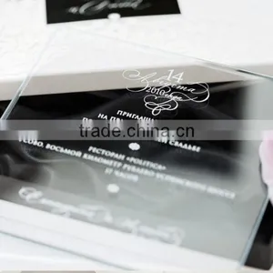 Glass Wedding Invites With Matching Boxes for Wedding Stationers, Wedding Invitation Designers, Wedding Card Manufacturers, thumbnail-1