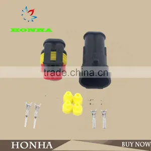 282080-1/282104-1 AMP SUPERSEAL 1.5 SERIES 2P PL Excellent Water Proof Power Connector thumbnail-2