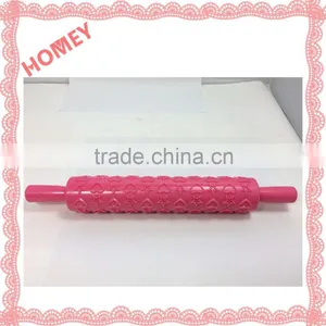 DIY Fondant Rolling Pin Bake Embossed Cake Mold Multicolor Gum Paste Sugarcraft thumbnail-1