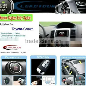 Manufacturer Remote Car Central Locking System With Smart Key and Shock Sensor Car Alarm for Toyota Crown R09 thumbnail-1
