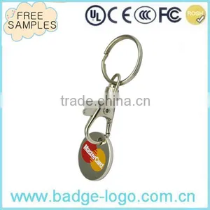 Great Souvenir Custom Metal Keychain With Coin thumbnail-1