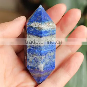 Wholesale Natural Blue Lapis Lazuli Quartz Wand Crystal Point thumbnail-3