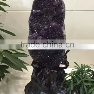 Natural Brazil Amethyst Crystals Stone Ornaments For Sale thumbnail-4