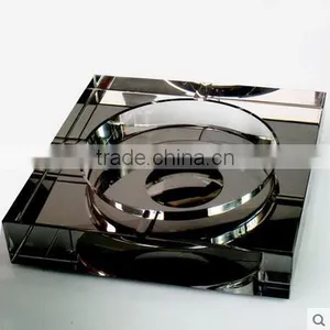 Fahion Hotel Decoration Cigar Crystal Ashtray In Ashtrays thumbnail-1