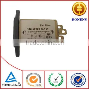 Chengdu Manufacturer Single Phase AC Socket EMI Filter Power Filter 3A 6A 10A thumbnail-2