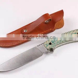 OEM Colorful 7Cr17 Steel Military Knife Full Tang Blade thumbnail-1