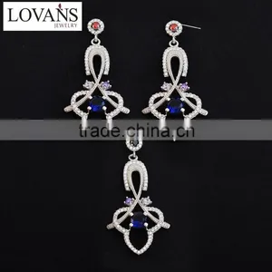 Manufacturers In China Imitation Jewelry Set Sterling Silver Guangzhou Wholesale Market TZ-0194 thumbnail-4