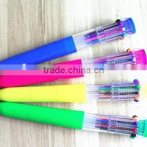 Cheap Plastic Multicolor Ball Pen for Promotion thumbnail-1