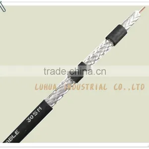 RG6 Coaxial Cable(RG6 Coax Cable,coaxial Cable,RG6 Coaxial Cable) With and Without Messenger,used for CATV,CCTV,TV System thumbnail-1