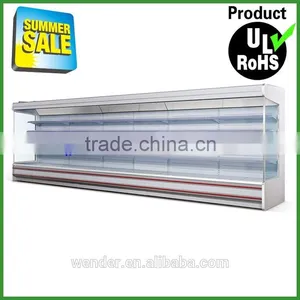 8Meter Hot Sale Milk Showcase Supermarket Display Refrigerator thumbnail-1