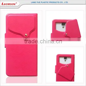 Universal Smart Phone Flip Wallet Style Leather Case thumbnail-3