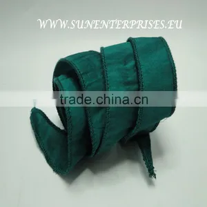 Silk Chiffon Tapers - Color 1 Emerald Green Copy thumbnail-1
