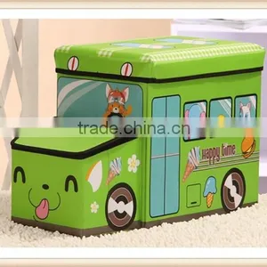 Happy Car Style Storage Box Storage Stool thumbnail-3