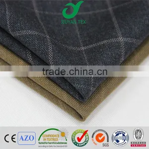 China Supplier High Quality Poly Rayon tr England Classical Checks Design Man Leisure Coat Pant Trousers Suiting Textile Cloth thumbnail-1
