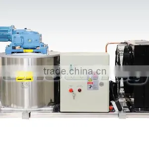 High Efficiency 0.5T Commercial Flake Ice Machine Small Ice Plant Flake Ice Maker thumbnail-1
