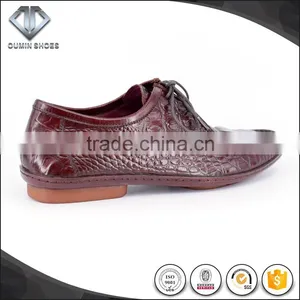 Goodyear Driving Shoes Injection Molding High Level Genuine Leather Men Shoes The Crocodile Pigskin thumbnail-5