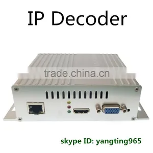 Receiving RTSP/RTP/HTTP/RTMP/UDP to HD-MI VGA CVBS SDI IP Decoder thumbnail-1