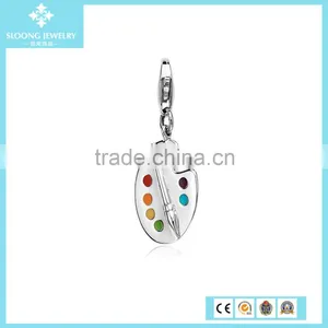 Sterling-Silver-Jewelry Boy and Girl Charm Pendant in Sterling Silver thumbnail-3