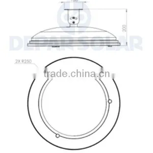 40W LED High Bay Area / Factory Light 220VAC New Practical / Cooling Design DOHA Series thumbnail-2