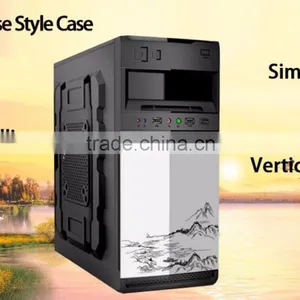 China Colorful Flower Appearance Desktop Computer Case With CD-room Unique Factory PC Computer Cabinet, Gaming pc thumbnail-3