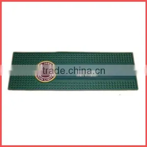Eco-friendly Soft Silicone Pvc Logo Bar Rail Mats thumbnail-3